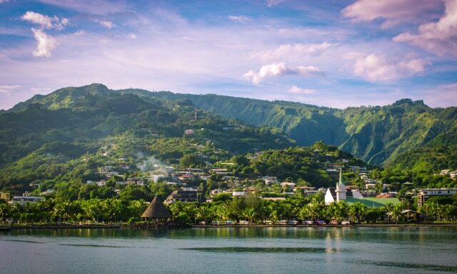 Vue sur Papeete @ credit Depositphotos