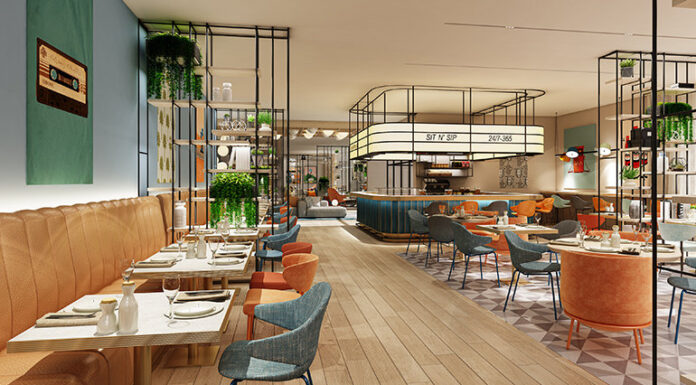 Design Rendering of Holiday Inn Express Generation 5 EXPRESS Café & Bar
