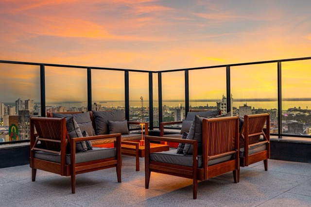 SEEN Belem, the signature rooftop bar and restaurant concept atop Tivoli Maiorana Belem Para Hotel @ credit Tivoli