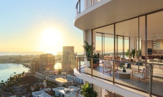 Monde | Branded Residences : quand l’hôtellerie réinvente la propriété Banyan Tree Residences West Palm Beach - Hover Great Room @ credit Banyan Group