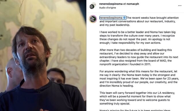 @ credit René Redzepi, compte instagram reneredzepinoma