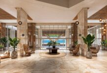 Cap-Vert | Marriott International fait son entrée au Cap-Vert avec l’ouverture du Four Points by Sheraton São Vicente Resort Four Points by Sheraton São Vicente Resort - Lobby with Ocean View @ credit Marriott International