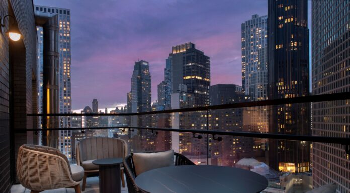 Livingston Balcony dusk @ credit Hyatt