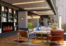 🇫🇷 | Moxy Hotels débarque à Paris La Villette avec un établissement de 259 chambres Lobby, Moxy Paris La Villette @ credit Marriott