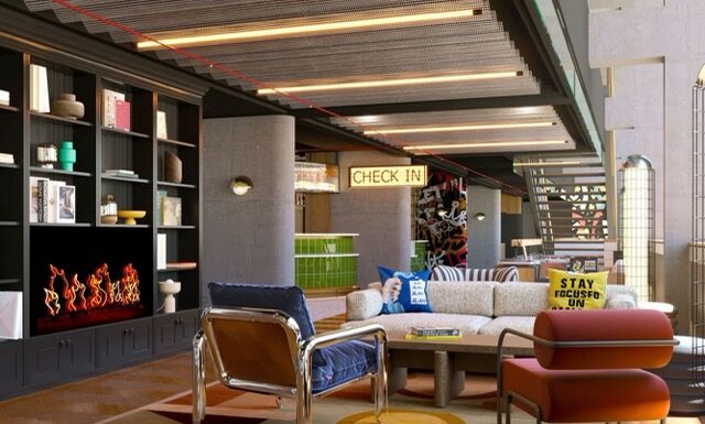 Lobby, Moxy Paris La Villette @ credit Marriott