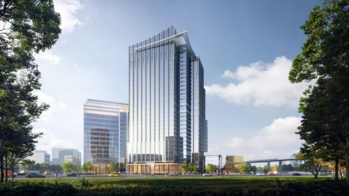 @ credit Artist’s impression of The Langham, Jinan