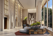 Japon | Four Seasons Tokyo Marunouchi rouvre après une rénovation signée André Fu Studio Lobby Hotel Tokyo at Marunouchi @ credit Four Seasons