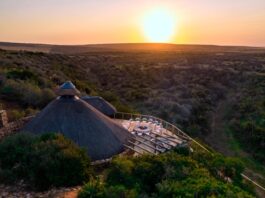 Afrique du Sud | Kerzner International intègre Shamwari Private Game Reserve à sa marque Rare Finds Lodge - Riverdene - Aerial Sunset -