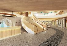 Hawai, USA | Outrigger Waikīkī Beach Resort lance une rénovation à … 100 M $ ! Outrigger-Stair-Entry-Floor-Revision02-scaled