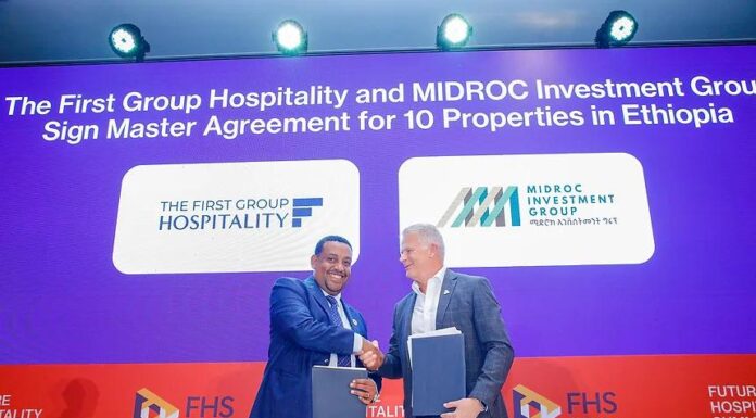The First Group Hospitality and MIDROC Investment Group Sign Master Agreement for 10 Properties in Ethiopia.