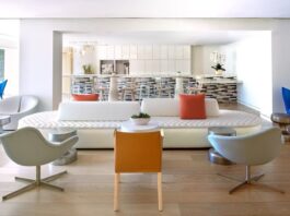 USA | Le Mondrian Los Angeles devient The Valorian, Curio Collection by Hilton Laxmo cafecito coffee bar