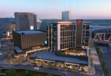 Illustration @ credit Virgin Hotel Atlanta, vue aérienne