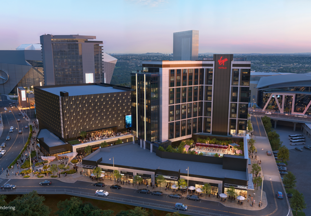 Illustration @ credit Virgin Hotel Atlanta, vue aérienne