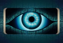 MICE, USA | L’obligation de divulguer ses réseaux sociaux pourrait coûter cher au tourisme d’affaires américain The all-seeing eye of Big brother in your smartphone, concept of permanent global covert surveillance using mobile devices, security of computer systems and networks, privacy