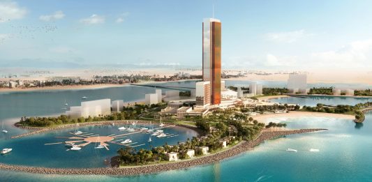 EAU, Wynn Al Marjan Island | Le méga resort de 5,4 milliards de dollars confronté aux tensions régionales @ credit Wynn Al Marjan Island