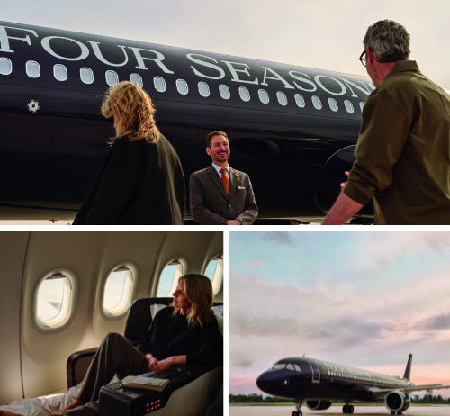 Jet privé | Four Seasons dévoile ses itinéraires Private Jet Experience 2028 @ credits Four Seasons