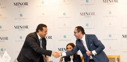 Égypte, Mai 2030 | Minor Hotels signe l’Anantara Somabay Resort & Residences sur la mer Rouge Cérémonie de signature Anantara Somabay Resort & Residences @ credit Minor Hotels