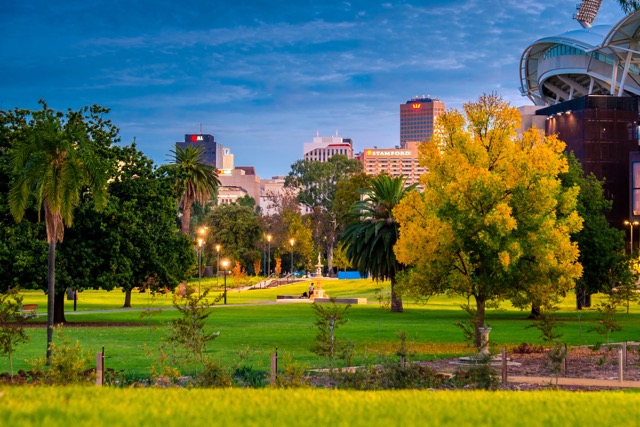 Adelaide city skyline