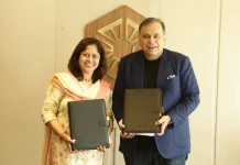 Inde | IHCL signe un nouveau resort Gateway à Bharatpur au Rajasthan Mrs Suma Venkatesh & YMr adur Kapur @ credit IHCL
