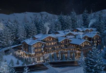2028, Les 3 Vallées | Raffles Hotels & Resorts annonce son premier resort alpin à Courchevel 1850 Raffles Courchevel @ credit Accor