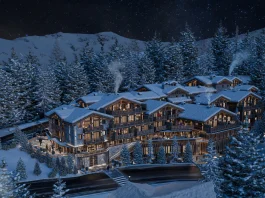 2028, Les 3 Vallées | Raffles Hotels & Resorts annonce son premier resort alpin à Courchevel 1850 Raffles Courchevel @ credit Accor