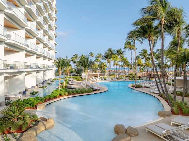 The Westerly Hilton Aruba Caribbean Resort Casino Pool Area
