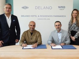 2030, Maroc | Ennismore et YAMED annoncent le premier Delano Hotel & Residences à Marrakech Cérémonie de signature Delano Hotel & Residences Marrakech @ credit Accor group
