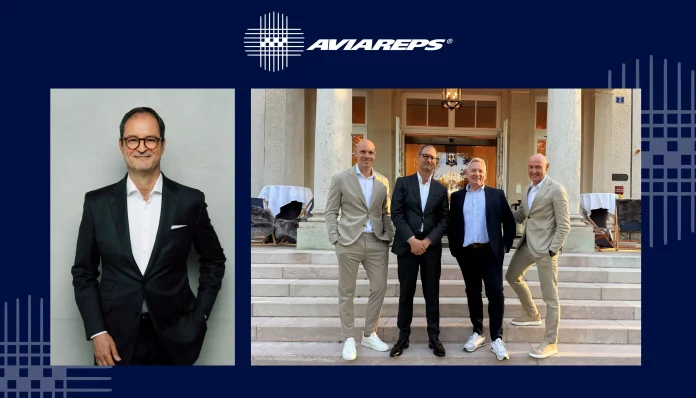 Gouvernance | Bernd Michl rejoint le conseil d’AVIAREPS en qualité de CFO à compter du 1er juillet 2026 AVIAREPS Management Board (from left to right)- Marcelo Kaiser, COO Aviation; Bernd Michl, CFO; Edgar Lacker, CEO; Thomas Drechsler, COO Tourism