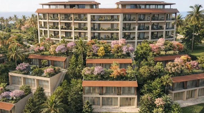 The upscale mixed-use development will feature luxury duplex villas, hotel rooms and lifestyle-led amenities in one of India’s leading wellness and spiritual destinations