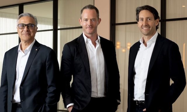 Ahmed Faour, Tim Gurner et Adam Gregory @ credit Gurner Group, linkedIn