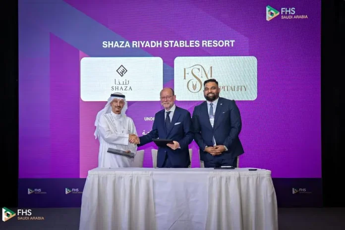 Arabie saoudite, tourisme équestre | Shaza Hotels renforce sa présence en Arabie saoudite avec la signature du Shaza Riyadh Stables Resort Shaza Hotels announced today the signing of the official Hotel Management Agreement with FSM Hospitality Company for the development and operation of Shaza Riyadh Stables Resort @ credit Shaza Hotels