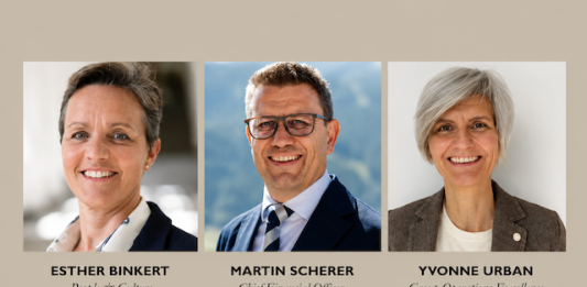 Suisse | Laudinella Group étoffe sa direction avec Martin Scherer, Yvonne Urban et Esther Binkert @ credit Laudinella Hotel Group