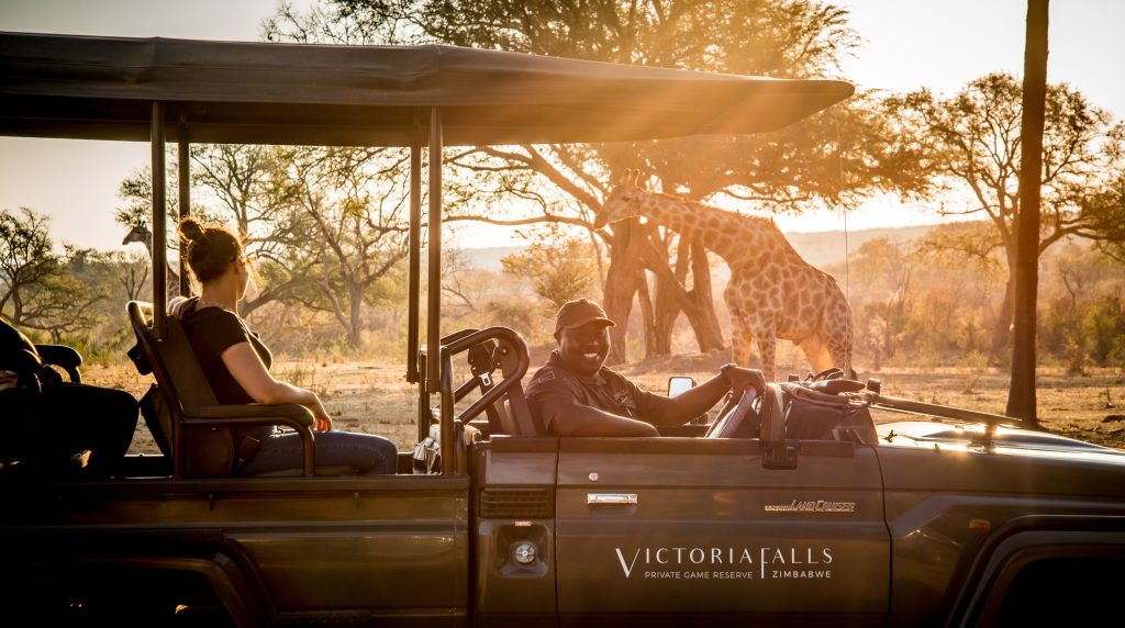 Anantara Stanley & Livingstone Victoria Falls Hotel_Safari Giraffe @ credit Minor Hotels