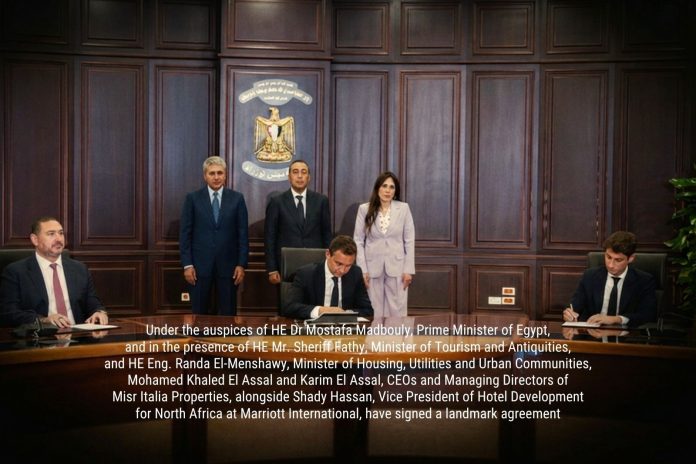 Egypt | Marriott International signs major agreement with Misr Italia Properties and People & Places @ credit Misr Italia Properties