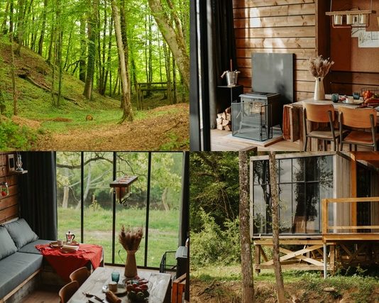 Ressourcement sensoriel | Nutchel Champagne ouvre ses portes : cabanes en bois et rituel de l’eau au sud de la Champagne