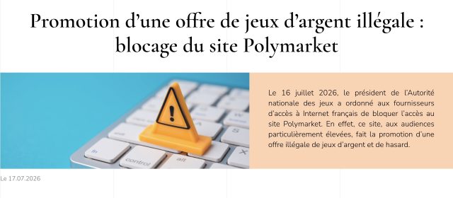 Marchés prédictifs & paris en ligne |  Polymarket bloqué en France