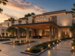 Conceptual Render of The Luxury Collection project within the Hills of One development in West Cairo @ credit Marriott