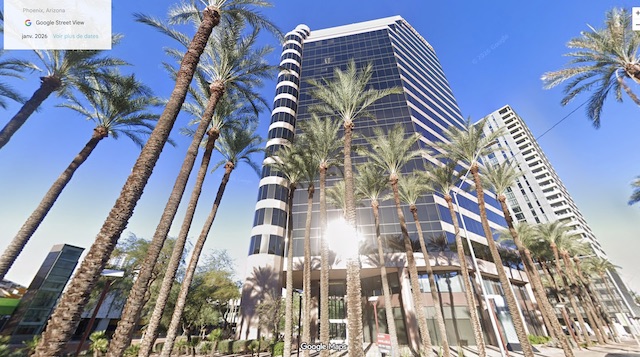L'immeuble de l'Arizona Center @ credit Googlemaps