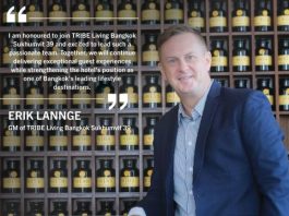 Erik Lannge @ credit Siamese & Kew Green Hotel Management