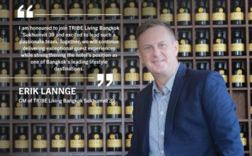 Erik Lannge @ credit Siamese & Kew Green Hotel Management