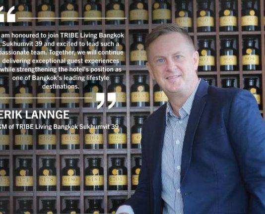 Nomination, Thaïlande | Erik Lannge nommé General Manager de TRIBE Living Bangkok Sukhumvit 39 Erik Lannge @ credit Siamese & Kew Green Hotel Management