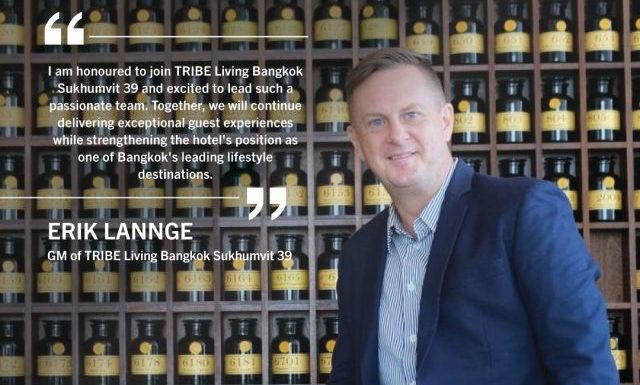 Erik Lannge @ credit Siamese & Kew Green Hotel Management
