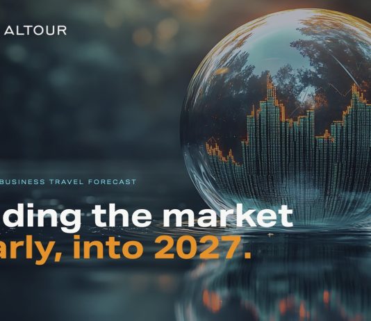 Voyage d’affaires 2027 : GBTA et ALTOUR anticipent une accalmie tarifaire, mais pas de retour aux prix de 2025 2027 Global Business Travel Forecast