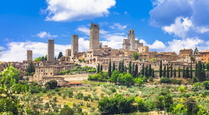 Beautiful San Gimignano,Tuscany,Italy.