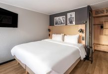France | Louvre Hotels Group accélère la rénovation de son parc en Bretagne, Île-de-France et Nouvelle-Aquitaine @ credit HÔTEL CAMPANILE NATURE – BORDEAUX LAC