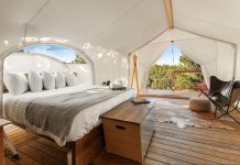 2027, États-Unis | Under Canvas installe son 18e camp de glamping à Santa Fe, avec saunas et cabanes en dur @credit Undercanvas Santa Fe