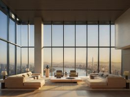 Aman Residences, Seoul - Living room @ credit Aman