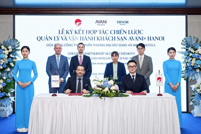 Cérémonie de signature de l'Avani+ Hanoi @ credit Minor