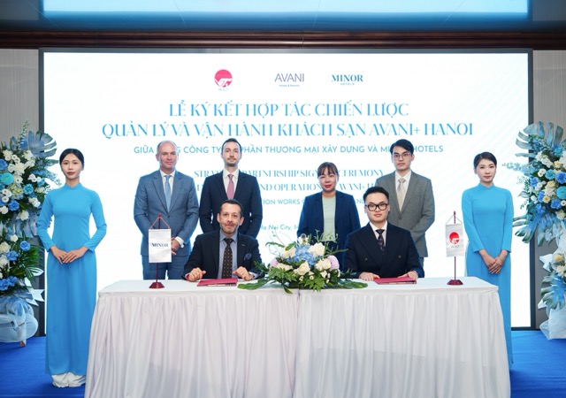 Cérémonie de signature de l'Avani+ Hanoi