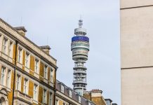 2033, UK | MCR files plans to convert London’s BT Tower into a 400-room hotel @ credit Depositphotos.com